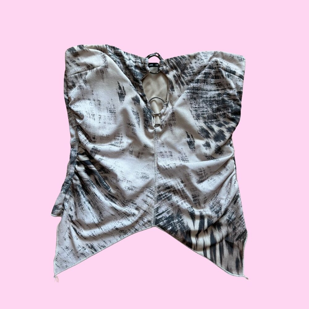 Animal Print Y2K top